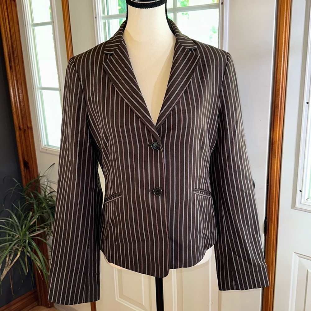 BCBG Max Azria Striped Blazer